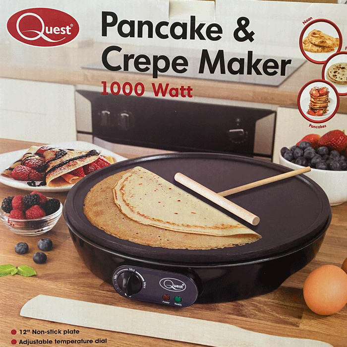 The Pinto Post | Reviews - Pancake Maker: Looking for a decent pancake or crepe maker? I have tried and tested this Quest Pancake maker and here are my thoughts.